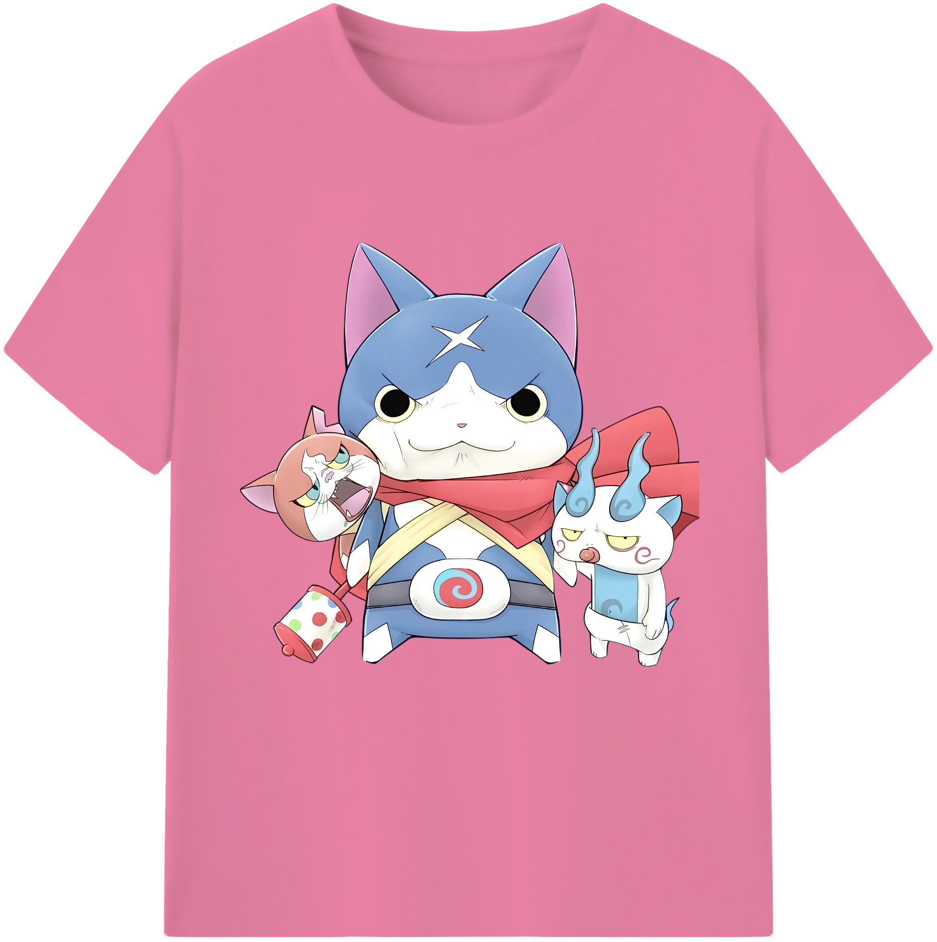 （画像用） 妖怪ウォッチ Yo-kai Watch 綿100％半袖Tシャツ（フロントプリント）